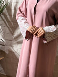 Lace Sleeve Abaya