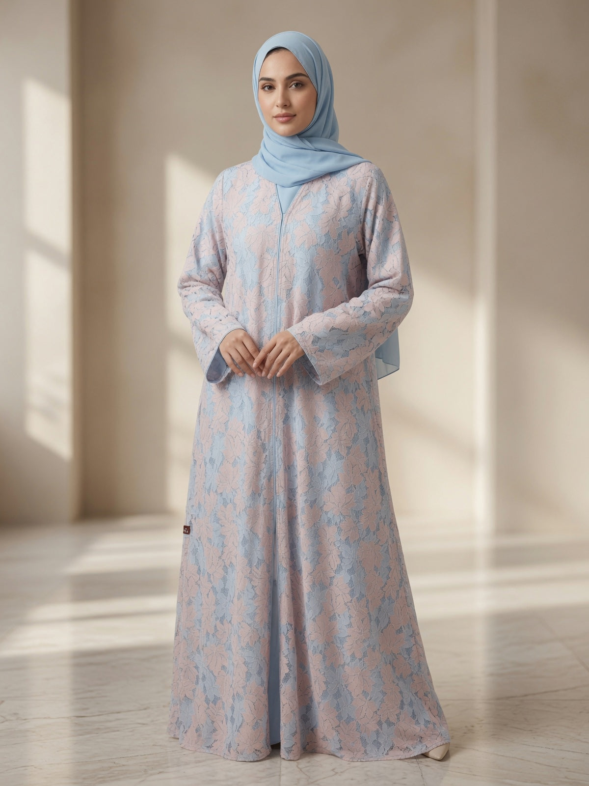 Navy French Lace Linen