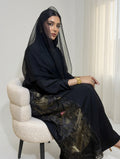 Luxurious Embroidered Black Abaya